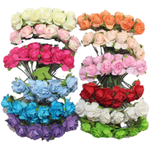 20mm Wedding flowers  Artificial Small Paper Flowers gift packing flowers